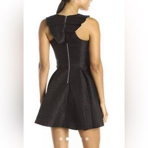 BCBG Generation little black textured cocktail party dress size 4.